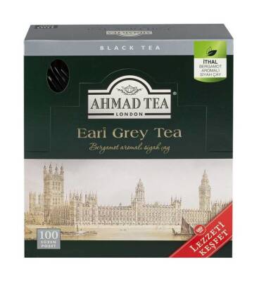Ahmad Tea Earl Grey Bardak Poşet Çay 2gr 100lü - 1