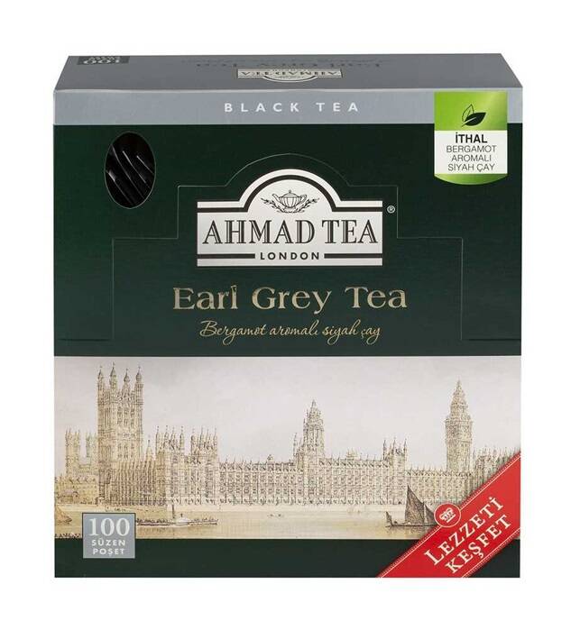 Ahmad Tea Earl Grey Bardak Poşet Çay 2gr 100lü - 1