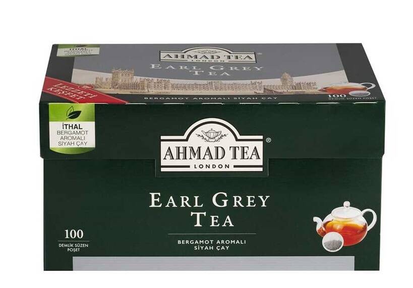 Ahmad Tea Earl Grey Demlik Poşet Çay 3.2gr 100lü - 1