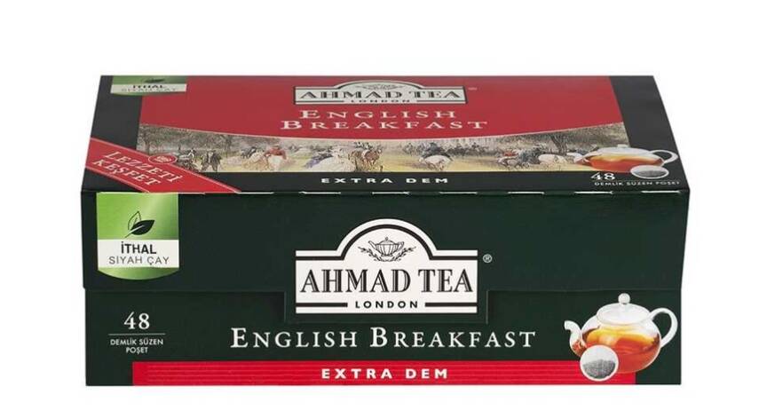 Ahmad Tea London English Breakfast Demlik Poşet Çay 3.2gr 48li - 1