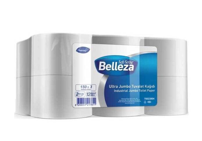 Belleza Tuvalet Kağıdı Ultra Jumbo 150m 12 li 70023804 - 1