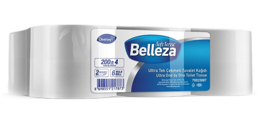 Belleza Tuvalet Kağıdı Ultra Tek Çekmeli 200m 6 lı - 1