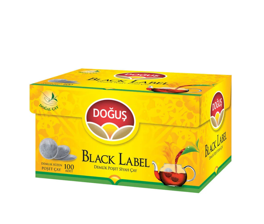 Doğuş Black Label Demlik Poşet Çay 100′lü - 1