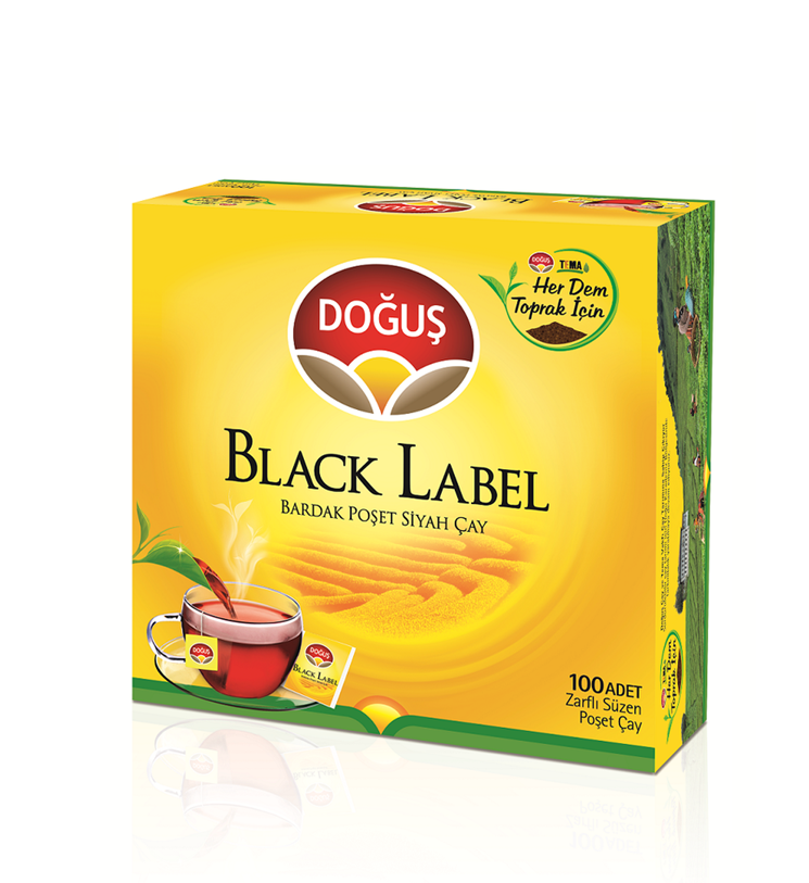 Doğuş Black Label Süzen Bardak Poşet Çay 100′lü - 1