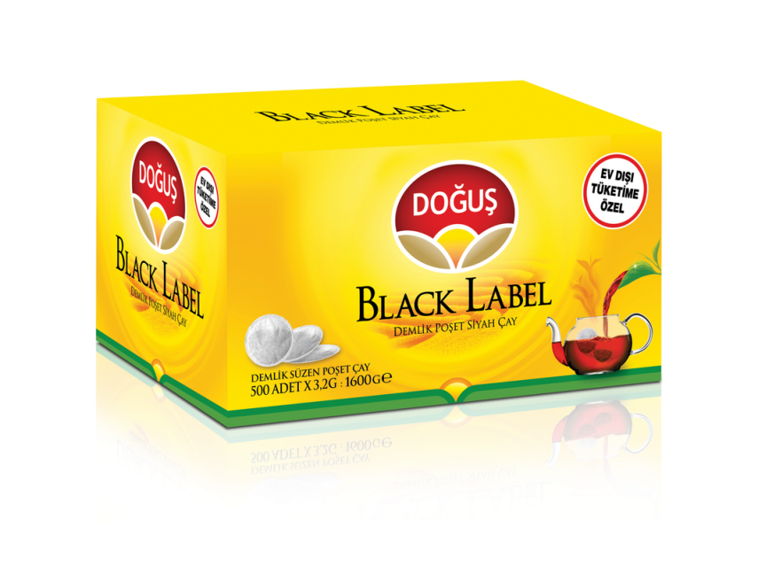 Doğuş Demlik Poşet Çay Black Label 3.2gr 500lü - 1