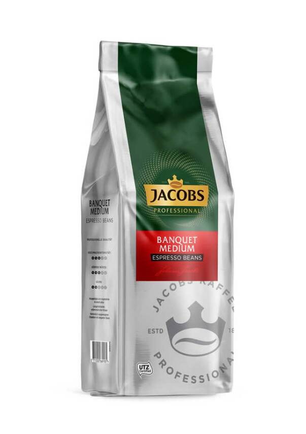 Jacobs Banquet Medium Espresso Beans Çekirdek Kahve 1kg - 1