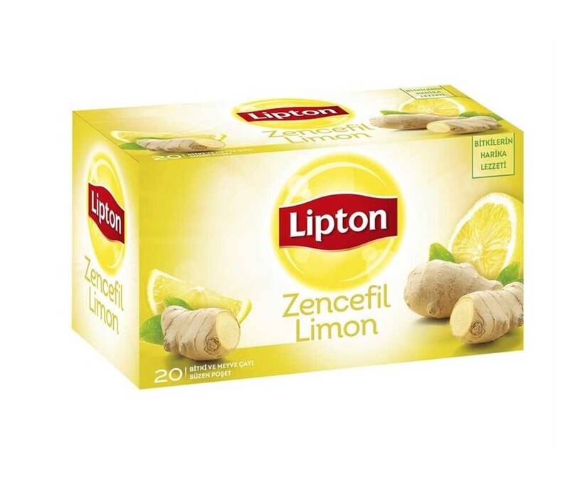 Lipton Bitki Çayı Zencefil Limon 20li - 1