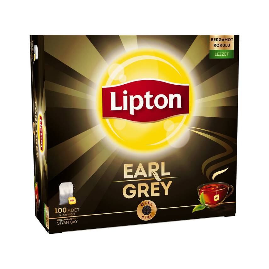 Lipton Earl Grey Bardak Poşet Çay 2gr 100lü - 1