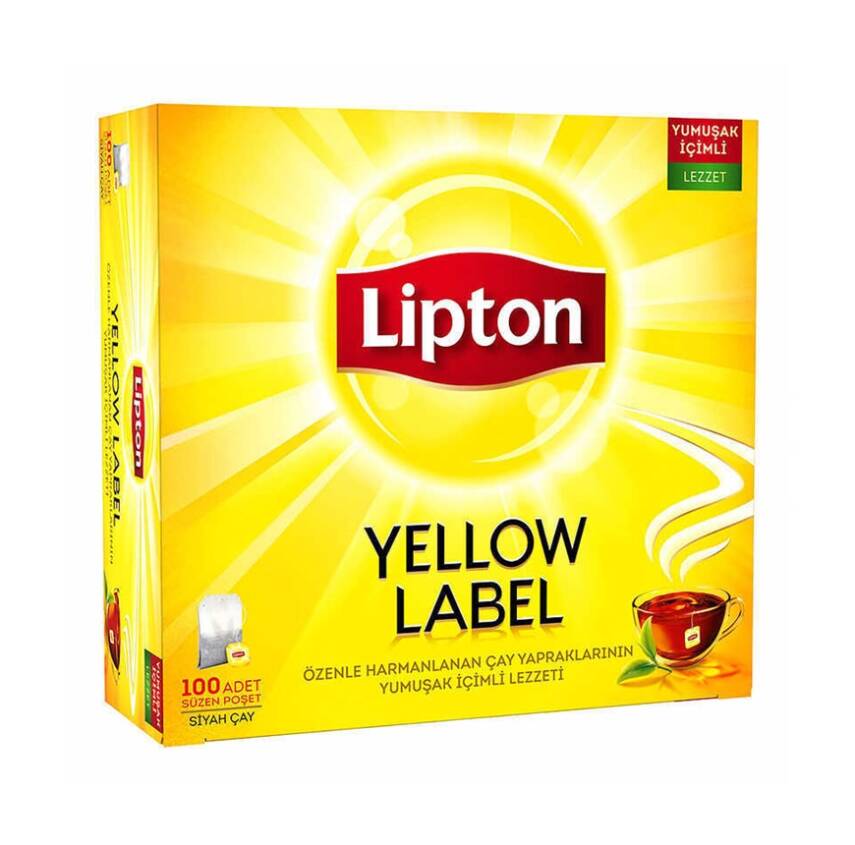 Lipton Yellow Label Bardak Poşet Çay 2gr 100lü - 1