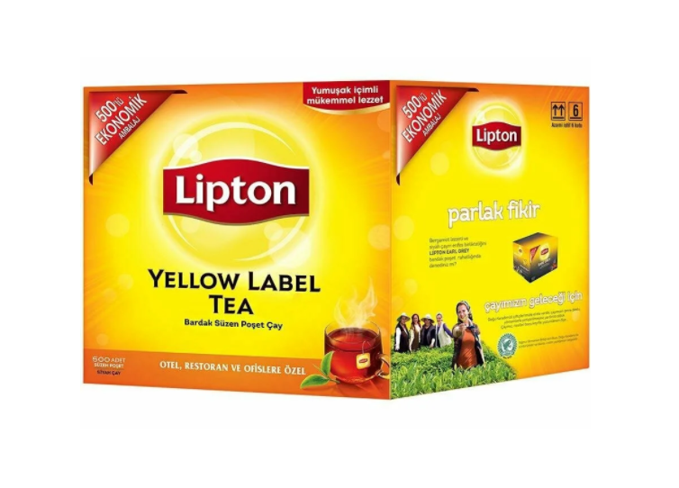 Lipton Yellow Label Bardak Poşet Çay 2gr 500lü - 1
