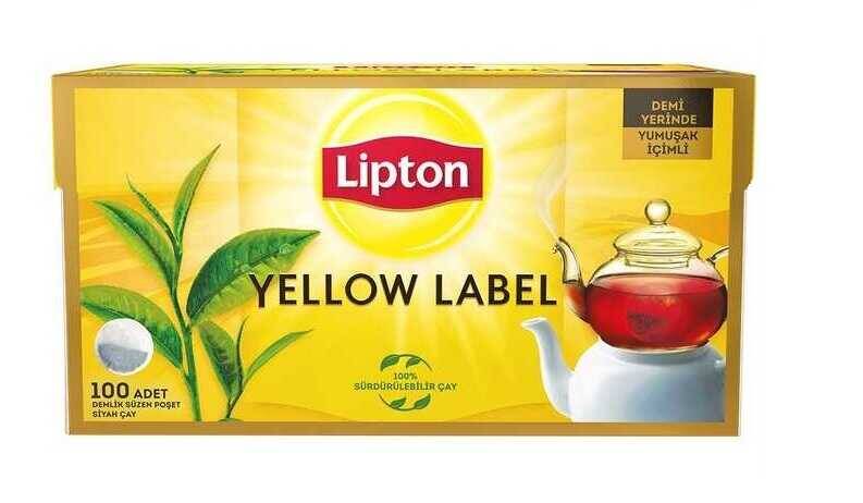 Lipton Yellow Label Demlik Poşet Çay 3.2gr 100lü - 1