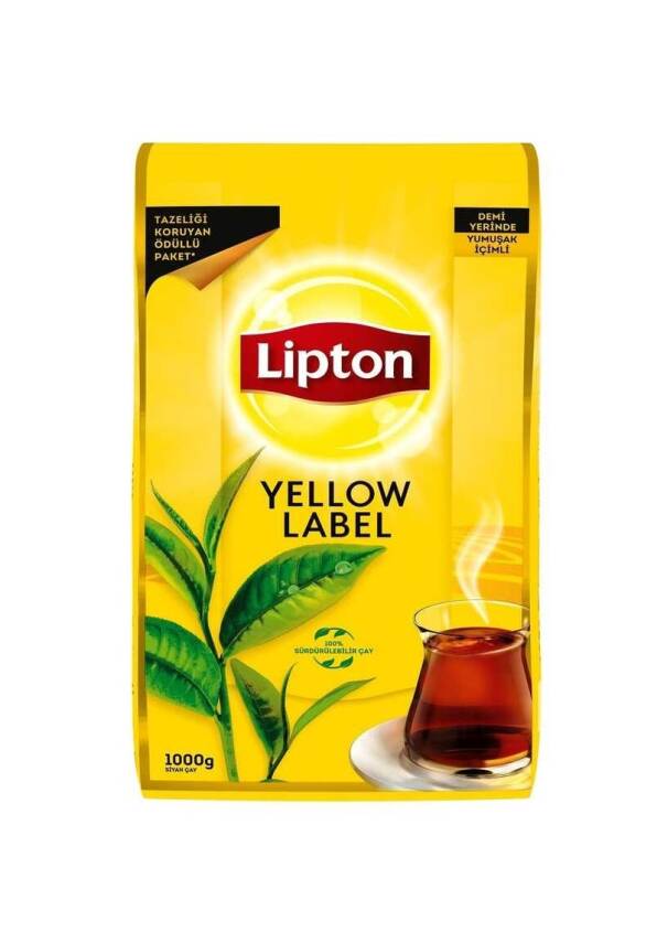 Lipton Yellow Label Dökme Çay 1000gr - 1
