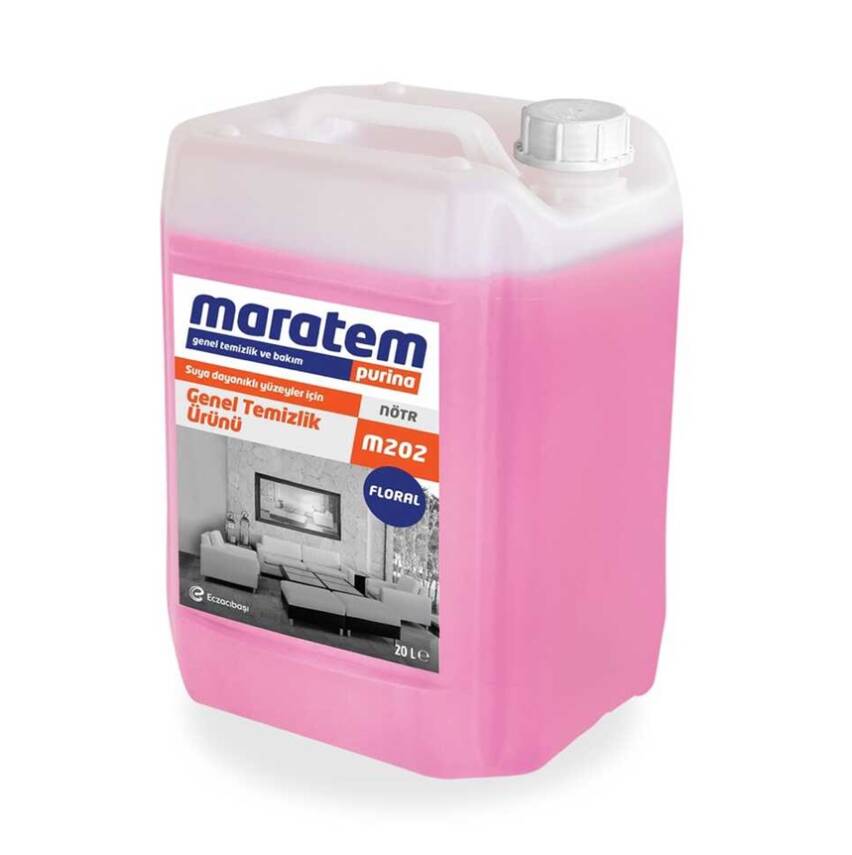 Maratem M202 Genel Temizlik Ürünü Çiçek 20lt - 1