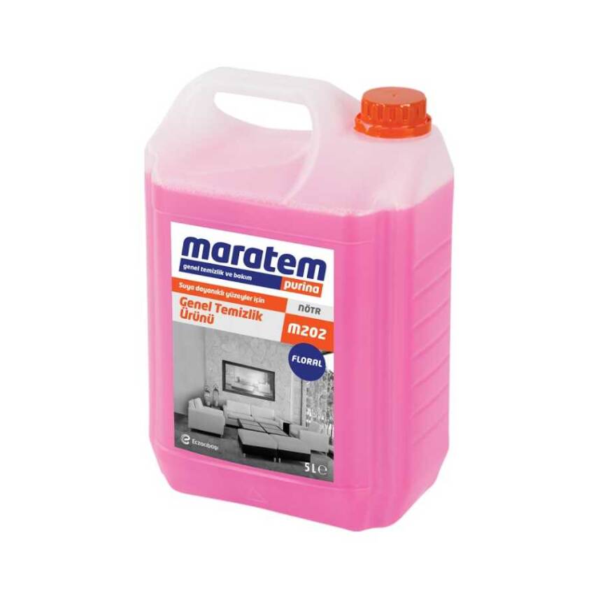 Maratem M202 Genel Temizlik Ürünü Çiçek 5lt - 1