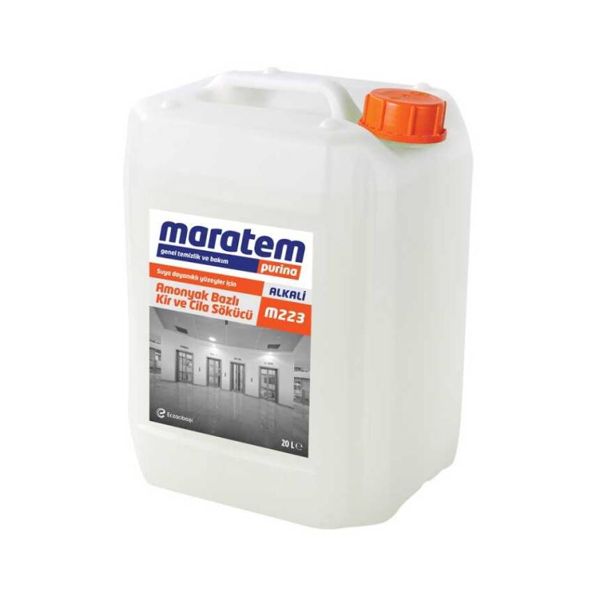 Maratem M223 Amonyak Bazlı Kir ve Cila Sökücü 20 lt - 1