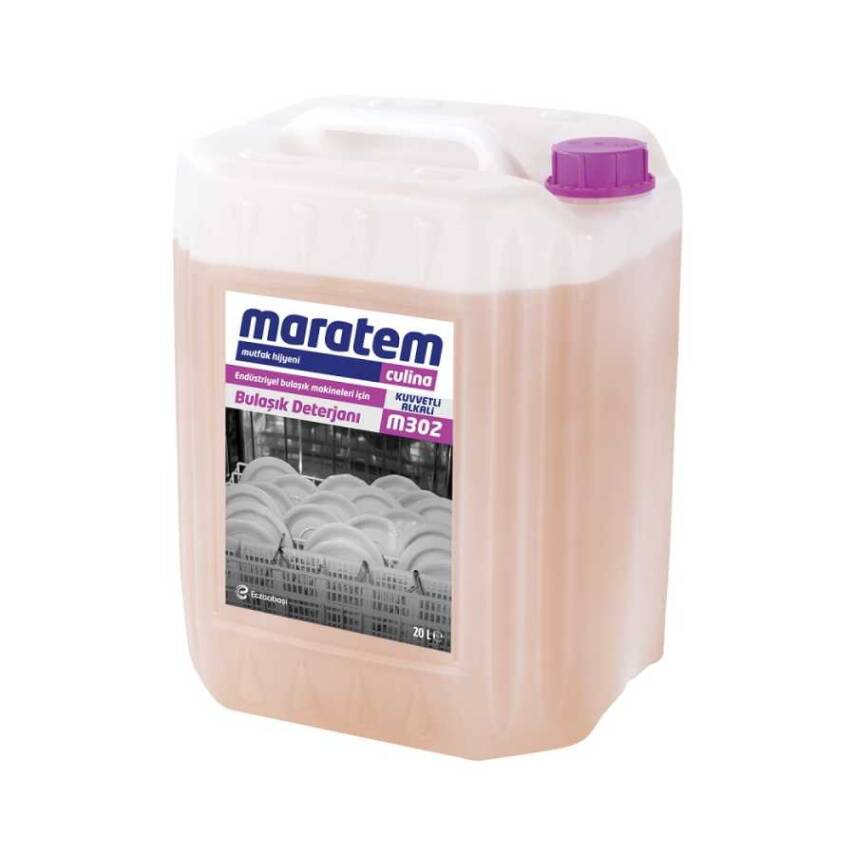 Maratem M302 Endüstriyel Bulaşık Makineleri İçin Bulaşık Deterjanı 20lt - 1