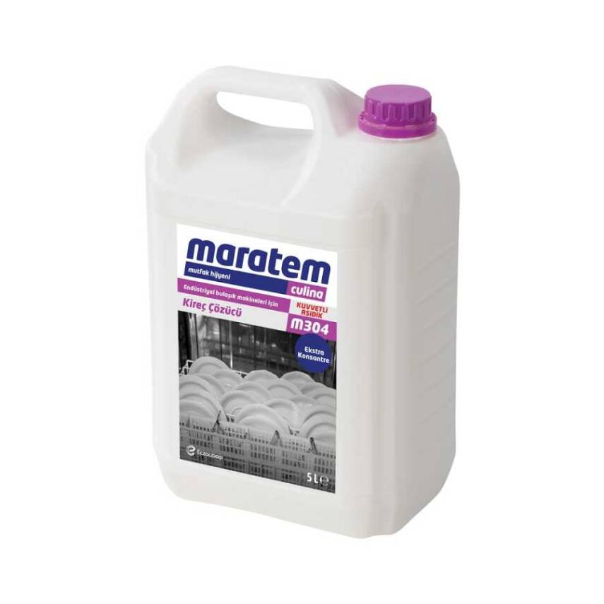 Maratem M304 Endüstriyel Bulaşık Makineleri için Kireç Çözücü 5lt - 1