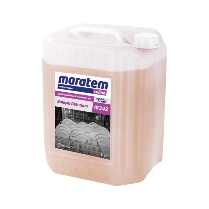 Maratem M342 Culina Endüstriyel Bulaşık Makinesi Deterjanı 20 lt 7500138 - 1