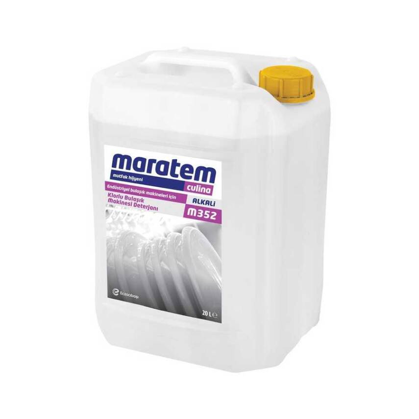 Maratem M352 Klorlu Endüstriyel Bulaşık Makinası Deterjanı 20L 7901721 - 1