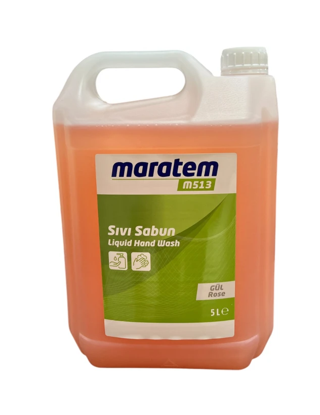 Maratem M513 Sıvı Sabun Gül 5L 7903313 - 1