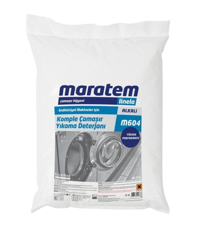 Maratem M604 Komple Yıkama Deterjanı Toz 20Kg 9224500 - 1