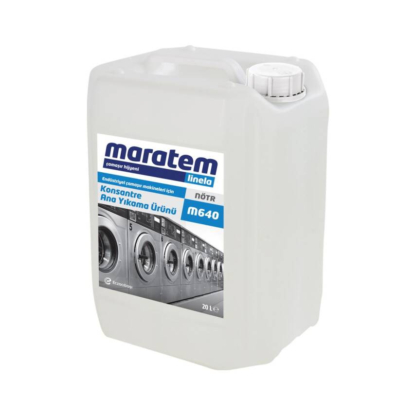 Maratem M640 Konsantre Sıvı Ana Yıkama Deterjanı 20 lt 7500146 - 1