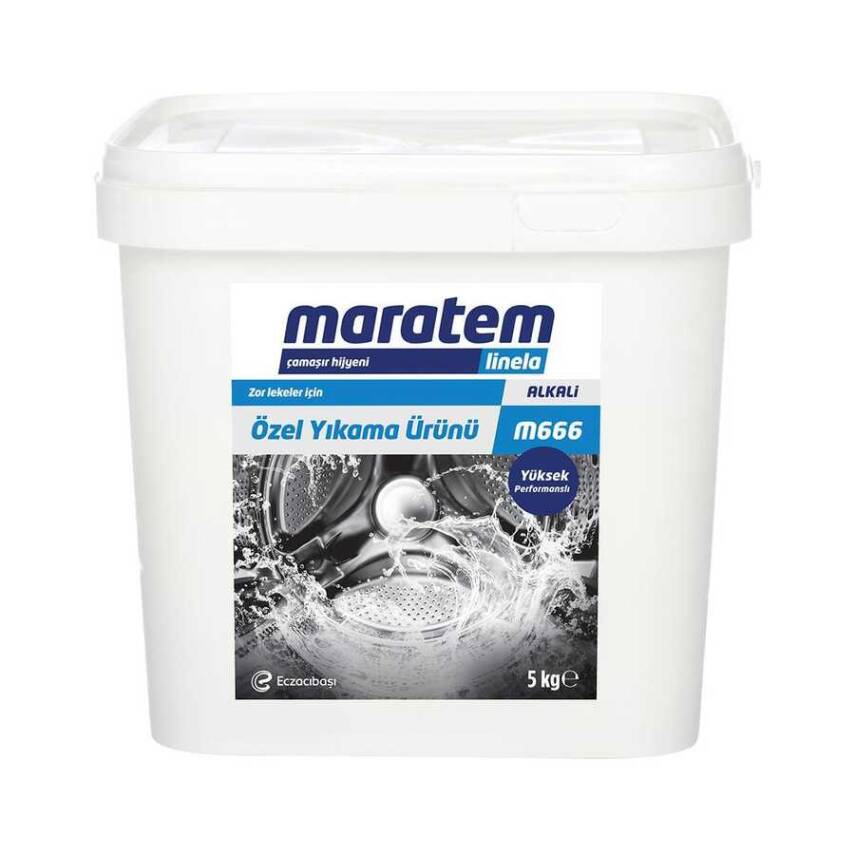 Maratem M666 Lekeler İçin Özel Yıkama Ürünü Toz 5Kg 7500202 - 1