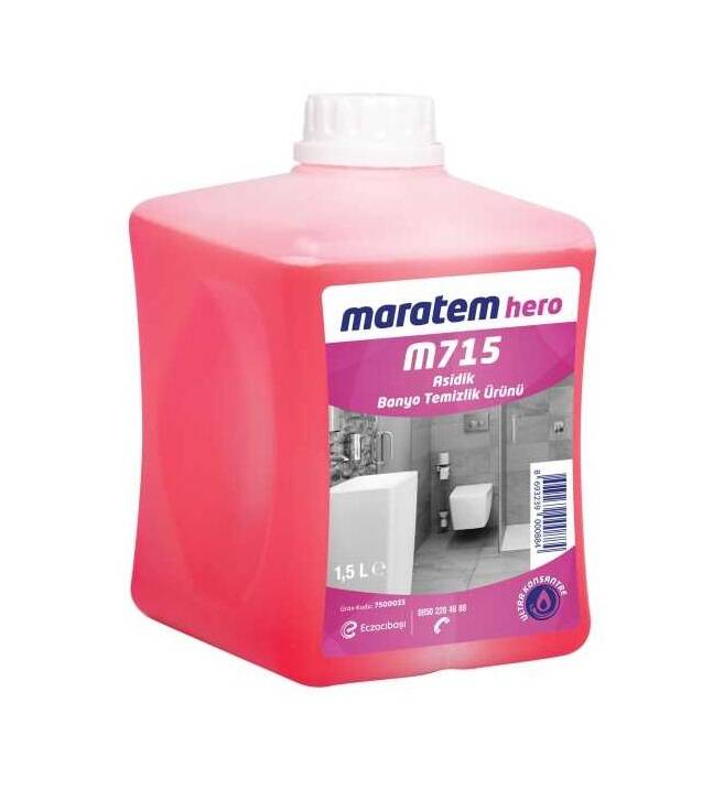 Maratem M715 Asidik Banyo Temizleyici 1,5L 7500033 - 1