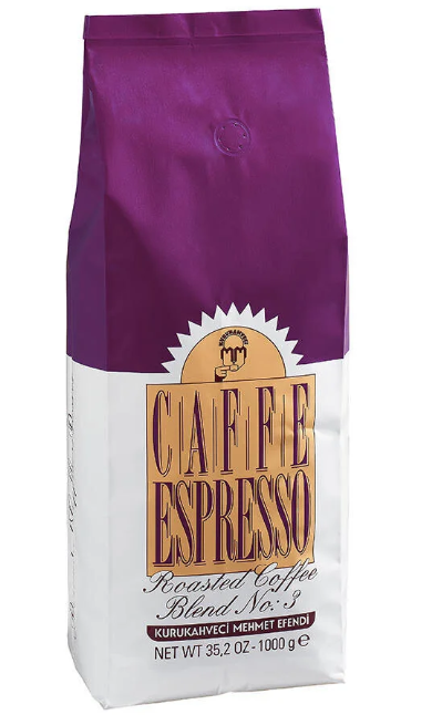 Mehmet Efendi Espresso No.3 Çekirdek Kahve 1000gr - 1