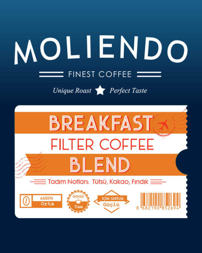 Moliendo Filtre Breakfast Blend Filtre Kahve 1000gr - 2