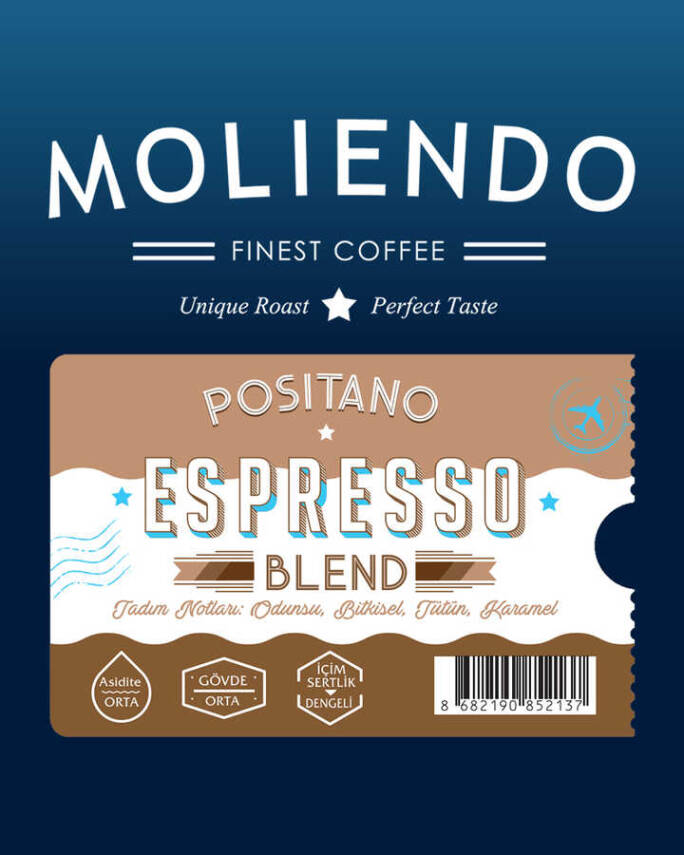 Moliendo Positano Espresso Blend Kahve 1000gr - 2