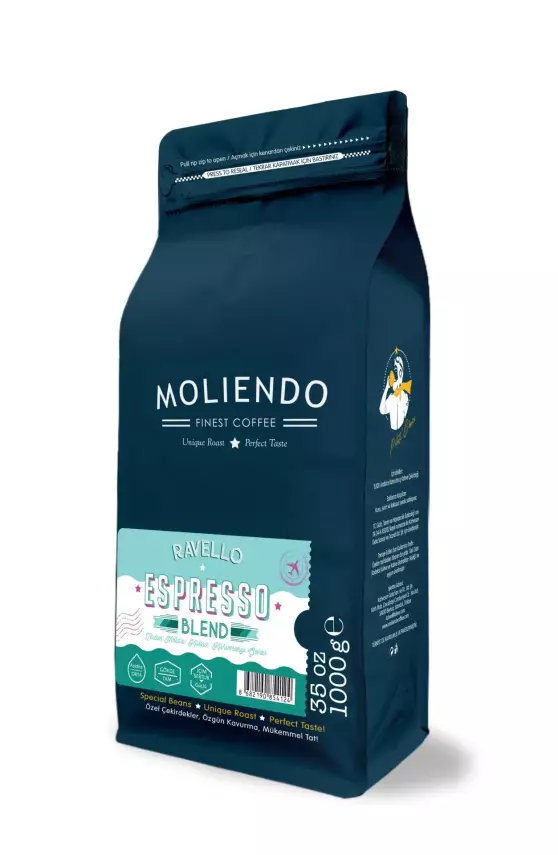 Moliendo Çekirdek Ravello Espresso Blend Kahve 1000gr - 1