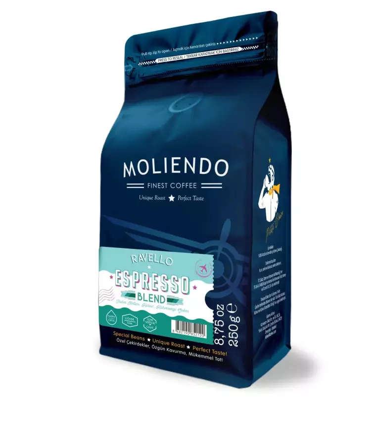 Moliendo Ravello Espresso Blend Kahve 250gr - 1