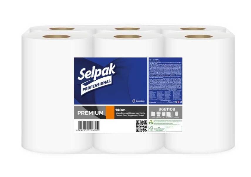 Selpak Professional İçten Çekmeli Havlu 140m 9lu - 1