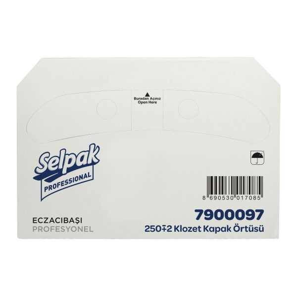 Selpak Professional Klozet Kapak Örtüsü 250li - 1
