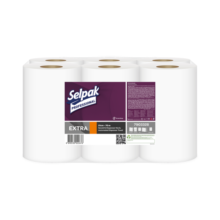 Selpak Professional Sensörlü Havlu 21cm 70mt 6lı - 1