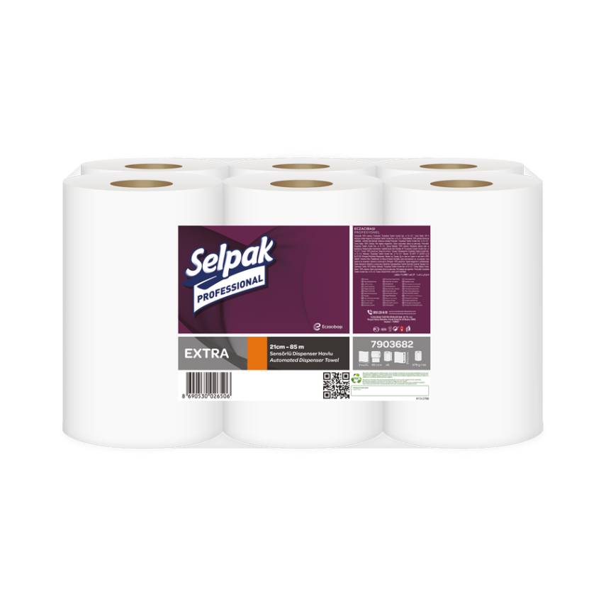 Selpak Professional Sensörlü Havlu 21cm 85mt 6lı - 1