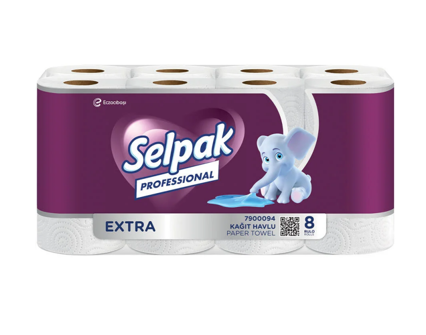 Selpak Professionel Extra Rulo Havlu 8li - 1