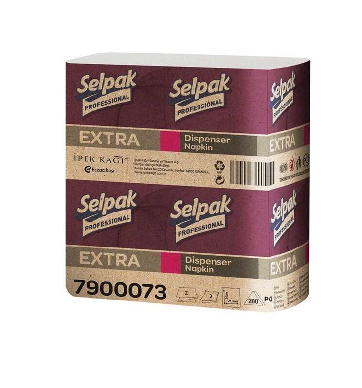 Selpak Professionel Premium Dispenser Peçete 250 yaprak 18 paket - 1