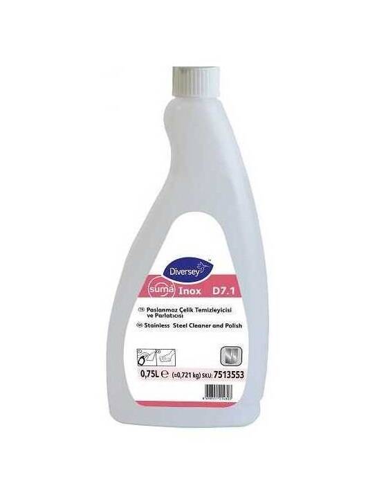 Suma Inox D7 Paslanmaz Çelik Temizleyicisi 750 ml - 1